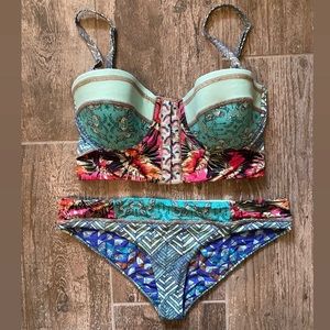 Maaji swim set reversible bustier